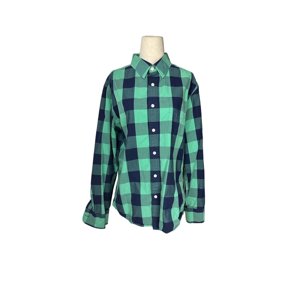 UNTUCKit Bonarda Slim Fit Buffalo Check Long Sleeve Button Down Collared Shirt